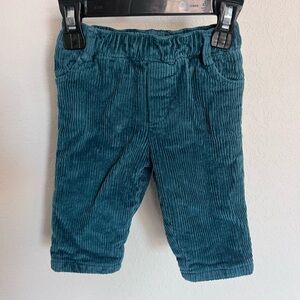 Teal Corduroy Kids Pants